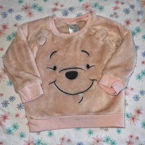 Disney Baby Winnie the Pooh pink sweater 18 months